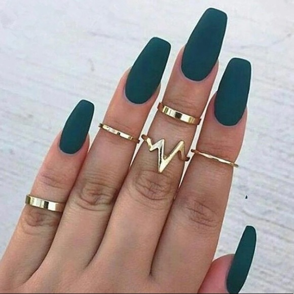 Jewelry - Five Piece Boho Ring Set